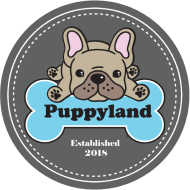 Puppy land logo.